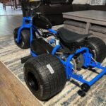 Blue custom build mini trike