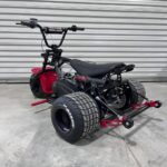 Red and black premium mini trike