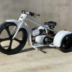 Big wheels white trike
