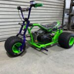 Green and illusion purple trike