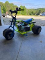 Lemon green and blue trike - Image 4