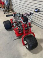 Illusion red mini trike
